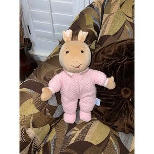 Vtg Eden Arthur Baby Kate Sister Plush Thermal Knit Pink PJ Marc Brown 1998